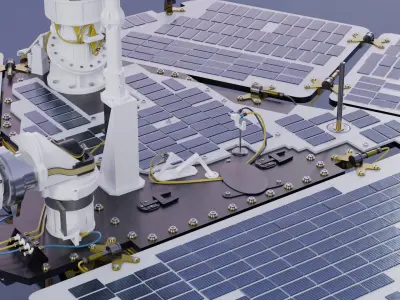 Opportunity rover 3D model