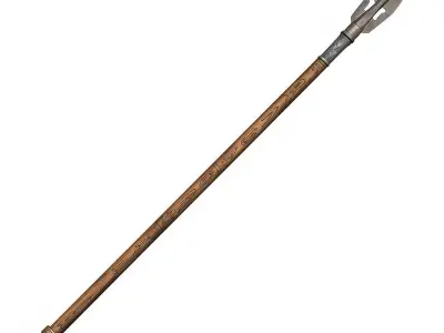 Viking Spear 3D Model V04 Low-poly 3D model