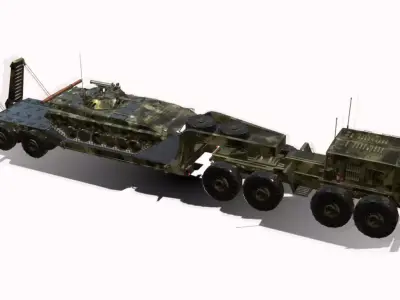 MAZ 537 Low-poly 3D model by lm9241221