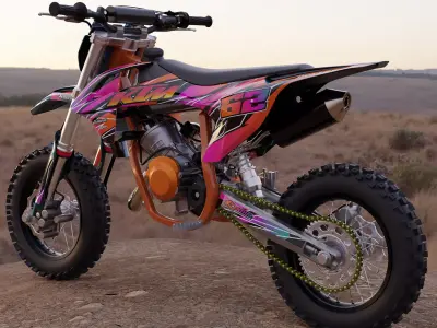 KTM 50 2023 3D model
