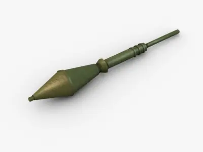 Bazooka Rocket Launcher 3D model