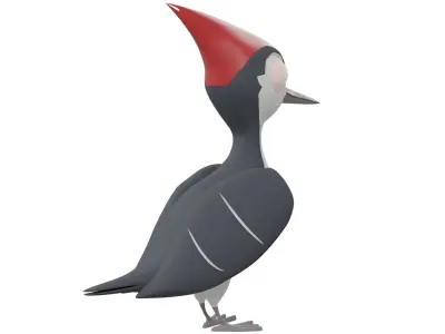 Woodpecker 3D model purchase