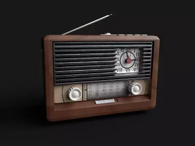 Radio 3D model buy