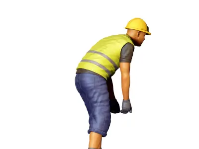 N6 Railway Track Worker 3D print model