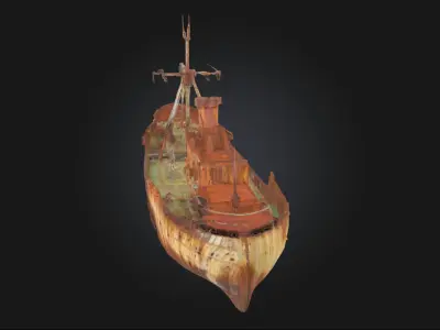 Rusty Relic  Forgotten Metal of a Lost Age 3D model