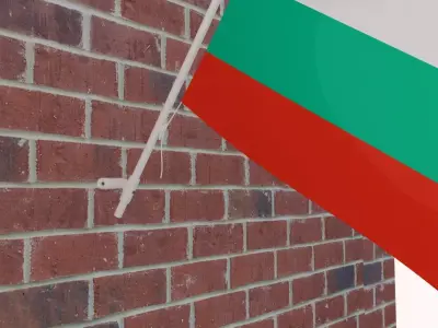 Flag of Bulgaria 3D model