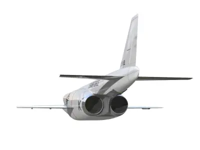 Douglas X-3 Stiletto 3D model