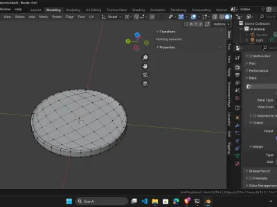 Silver Copper and Gold Coin Low-poly 3D model