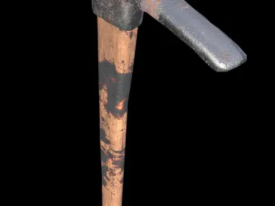 Pickaxe - PBR - Textured Low-poly 3D model