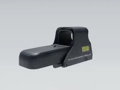 eotech552 gun sight Low-poly 3D model