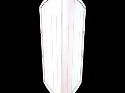 HIE Game Ready Shield D180201 Low-poly 3D model