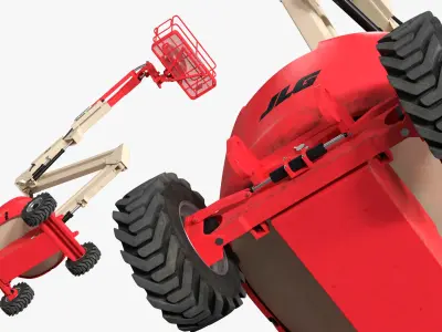  JLG Articulating Boom Lift Red 