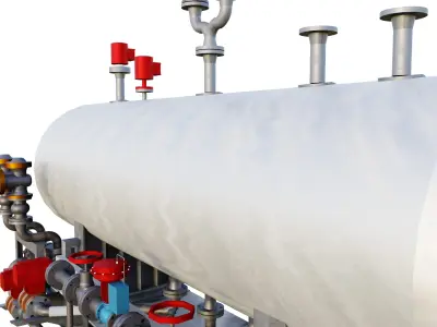 Industrial Heater 3D model