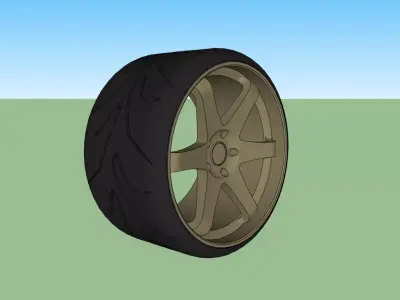 Volk rays Rim Free 3D model