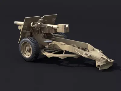 Ordnance QF 25 Pounder Y 3D model