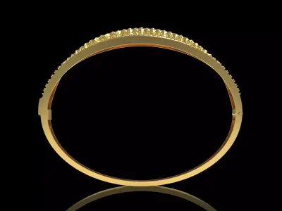 Art Deco Bracelet 21 3D print model