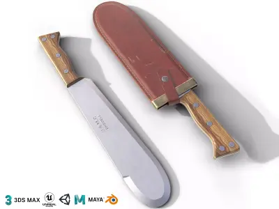 Usmc medical corpsman knife Low-poly 3D model