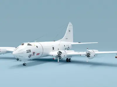 Plane 05 3D model