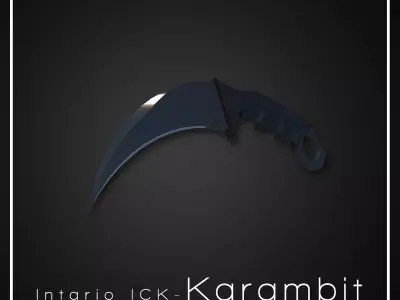 Intario ICK-Karambit-P4 Low-poly 3D model