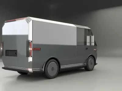 Canoo MPDV Low-poly 3D model
