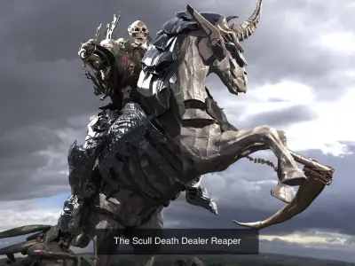 Reaper Rider Accessory collection 3D Model Pack