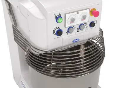 Globe Commercial Spiral Mixer GSM175 3D model