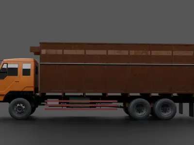MITSUBISHI FUSO FN 527 SM Low-poly 3D model