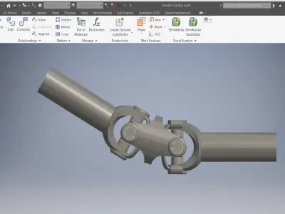 Double Cardan Joint 3D model
