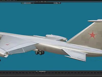 M-50 Experimental bomber Free 3D model