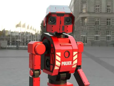AMIR-01 robot 3D model