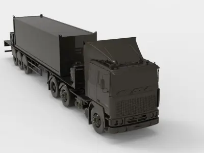 TIR truck 3D model