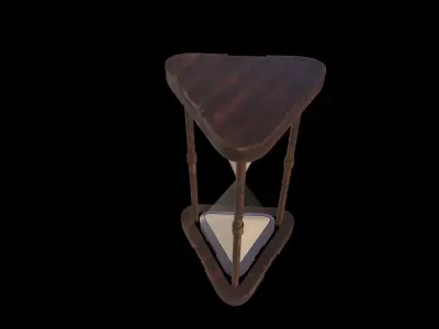 Vintage Hourglass Low-poly 3D model