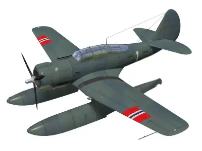 Northrop N-3PB Nomad 3D model purchase