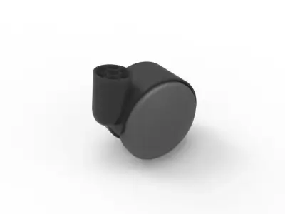 Task Chair Wheel 3D model
