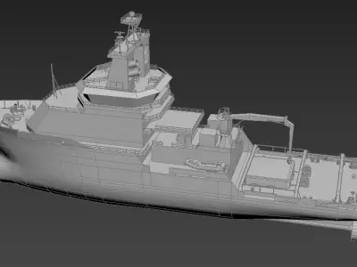 Tugboat 3D print model