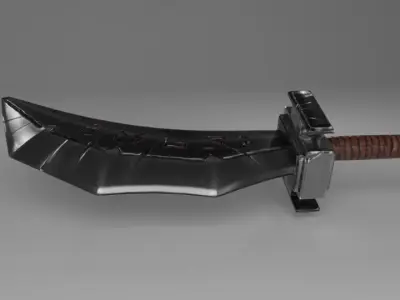 Sword 01 Low-poly 3D model