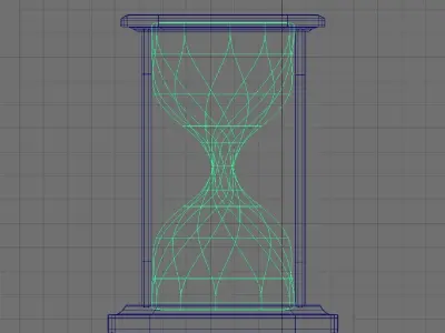 Hour Glass Free low-poly 3D model