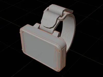  TacPro Solutions Pathfinder X1 GPS - low poly Low-poly 3D model
