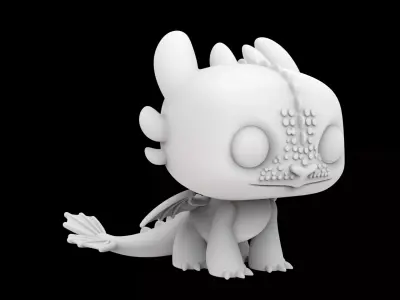 Funko Pop Toothless Banguela 3D print model