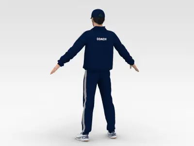 Cricket Coach V1 3D model