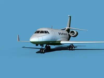 Dassault Falcon 2000 V06 3D model
