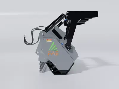 FORESTRY MULCHER 500U 3D MODEL Low-poly 3D model