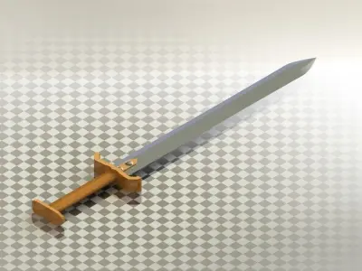 Sword Free 3D model 15
