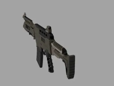 rifle gun  3D model