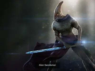 Military Future armour sculpture collection 1 3D Model Pack purchase