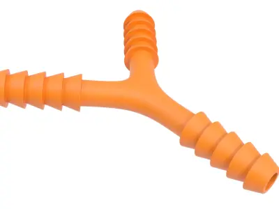 Pipe connector 02 3D model