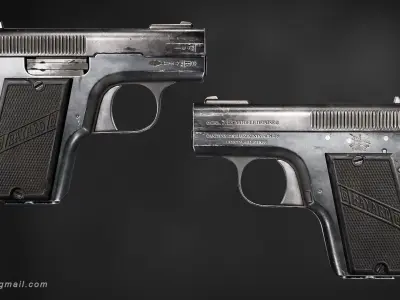 Bayard 1908 Low-poly 3D model