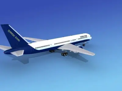 Boeing 757-200 Norman Tours 3D model