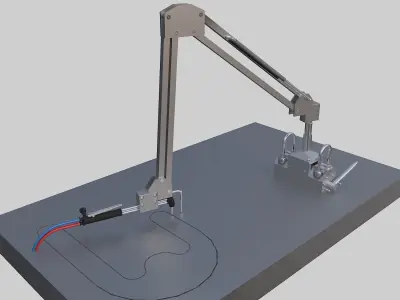 Torch arm 3D model