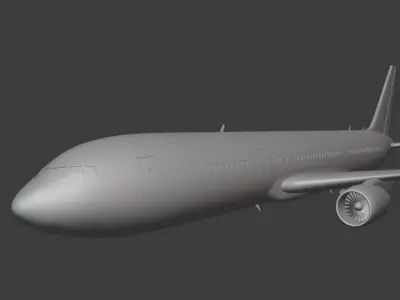BOEING B767-300ER 3D print model